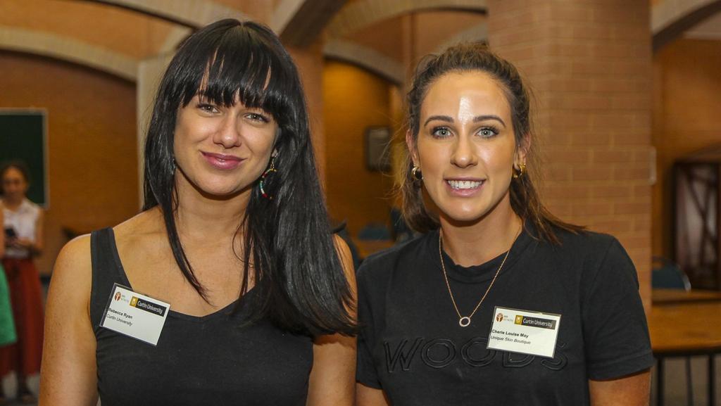 Rebecca Ryan and Cherie May took part in the Curtin RRR women's leadershiop program at WASM Credit: Kalgoorlie Miner